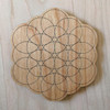 LaserTrees Petals of Life Drink Coasters - Set of 4 