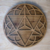 LaserTrees Star Tetrahedron Seed of Life Wall Art 