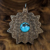 LaserTrees Dream Mandala 2 Hardwood Pendant by Corey Clark