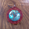 LaserTrees Zodiac Portal Hardwood 30mm Gemstone Pendant