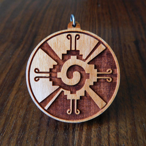 LaserTrees Hunab Ku Hardwood Pendant 