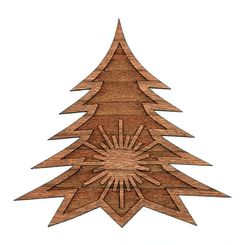 LaserTrees Custom Hardwood Stickers