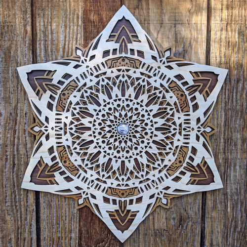 LaserTrees Unity - Three Layer Wall Art design by Corey Clark