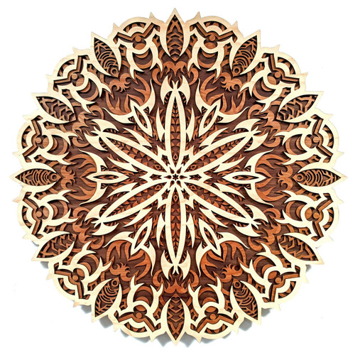 Shadow Work Three Layer Wall Art by LaserTrees | Signature Gallery Artwork