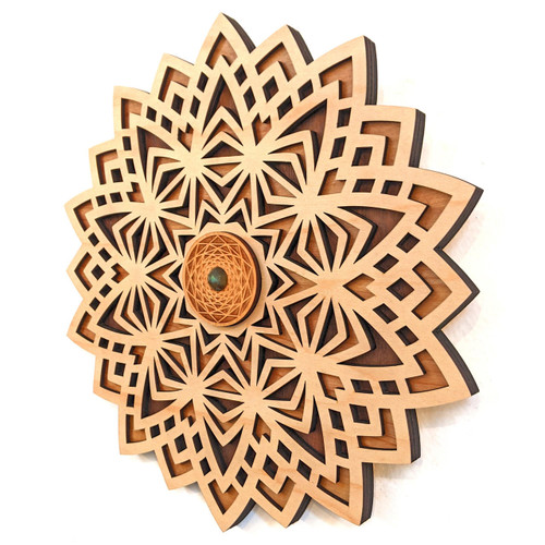 LaserTrees Dodecagon Mandala Wall Art