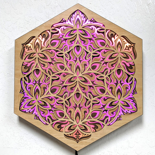 LaserTrees Night Garden LED Wall Art