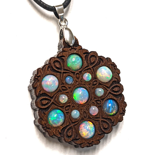 Swoops Talisman with Ethiopian Opals