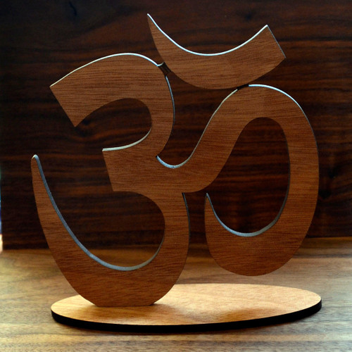 LaserTrees Om Altarpiece Decor (Baltic Birch)