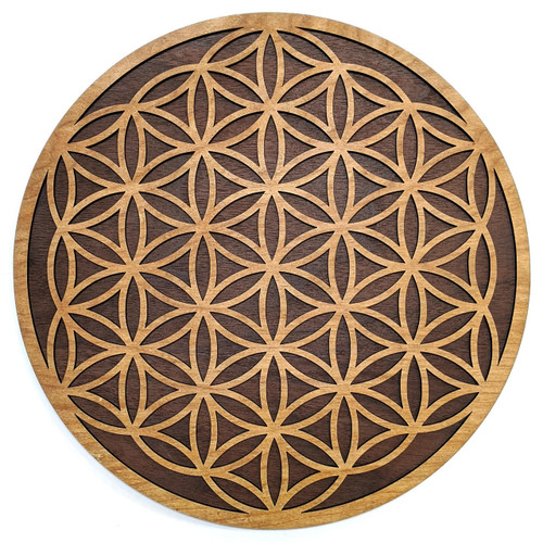LaserTrees Flower of Life Wall Art