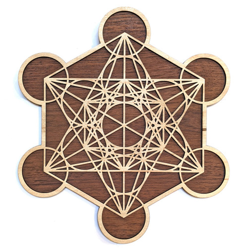 LaserTrees Metatrons Cube Wall Art
