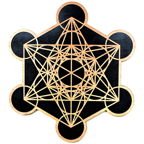LaserTrees Metatrons Cube Wall Art