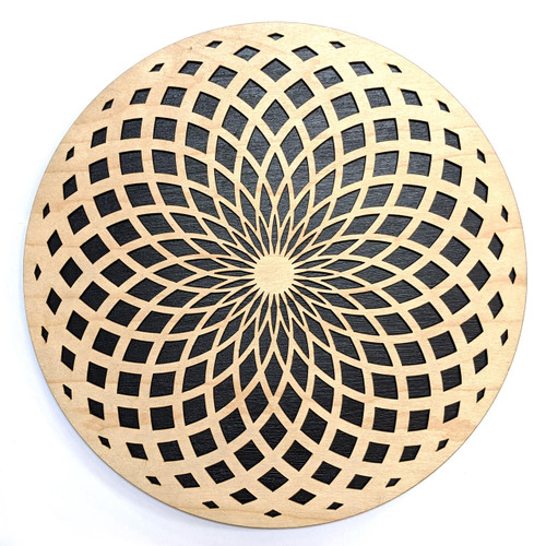 LaserTrees Tube Torus Fade Wall Art