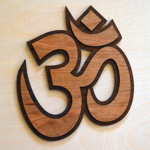 Om Wall Art by LaserTrees | Sacred Geometry Wall Decor