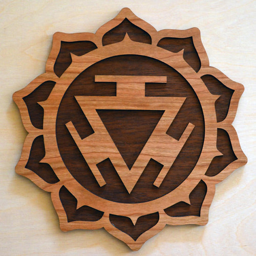 LaserTrees Solar Plexus Chakra Wall Art 