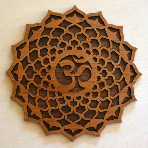 LaserTrees Crown Chakra Wall Art