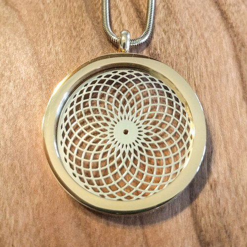 Tube Torus Pendant - 18 Karat Gold-Plated Necklace