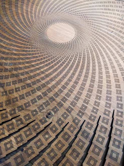 LaserTrees Square Vortex Wall Art