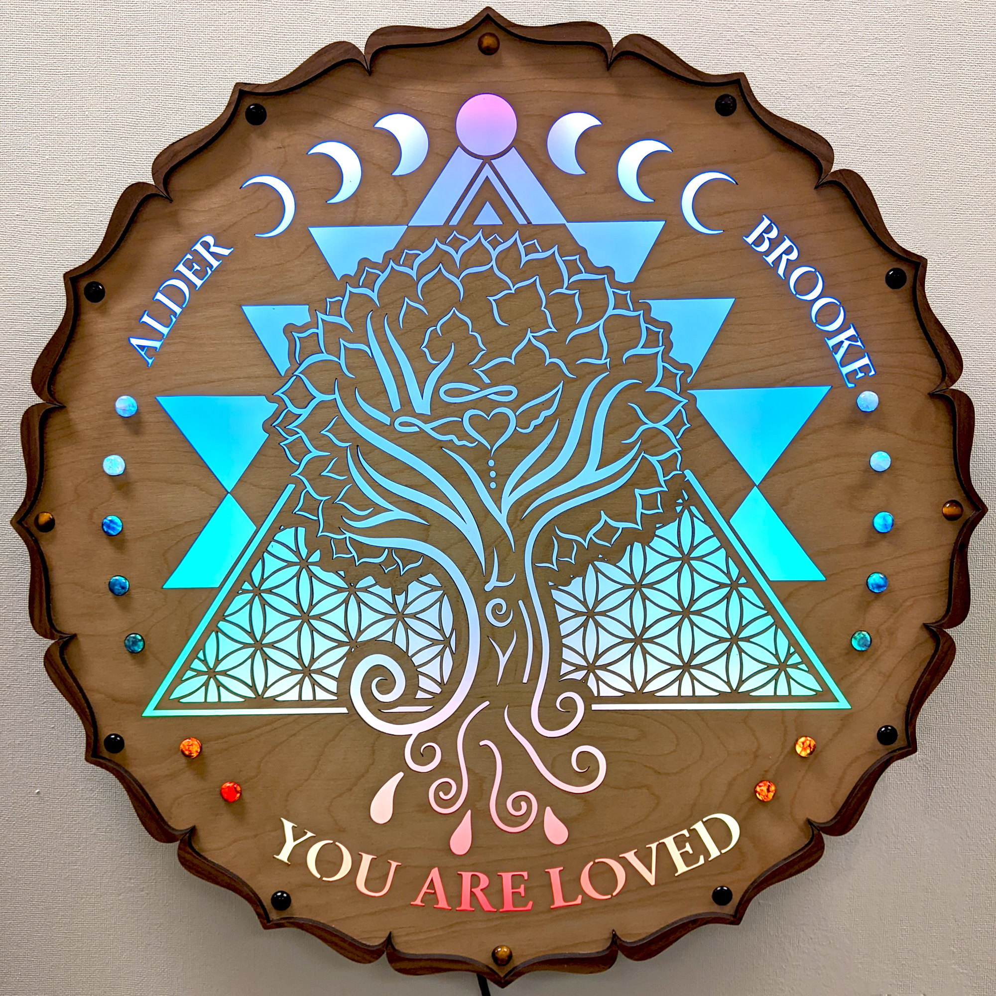 LED Logo Sign for Alderbrooke by LaserTrees