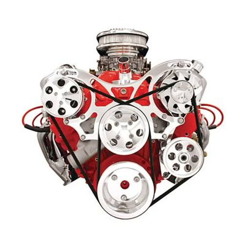 Billet Specialties V-Trac Pulley Systems with Power Steering V4220
