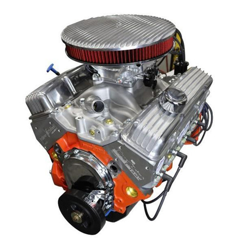 BluePrint Engines Low Profile GM 383 C.I.D. 436 HP Dressed EFI Long Block Crate Engines BP38318CTFV
