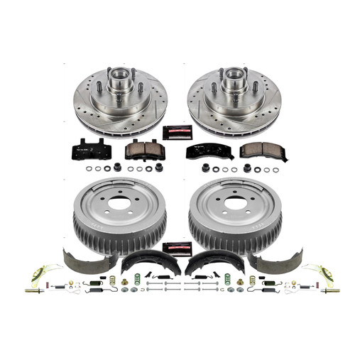 PowerStop Z23 Evolution Sport Disc and Drum Brake Upgrade Kits for 1998-2000 TAHOE - K15038DK