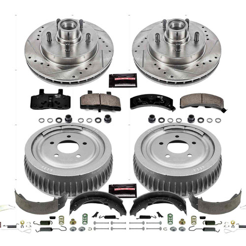 PowerStop Z23 Evolution Sport Disc and Drum Brake Upgrade Kits for 1996-2002 EXPRESS 1500, SAVANA 1500 - K15036DK
