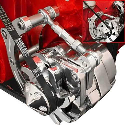 Billet Specialties Polished Alternator Brackets FM0205PC Billet Specialties Polished Alternator Brackets FM0205PC