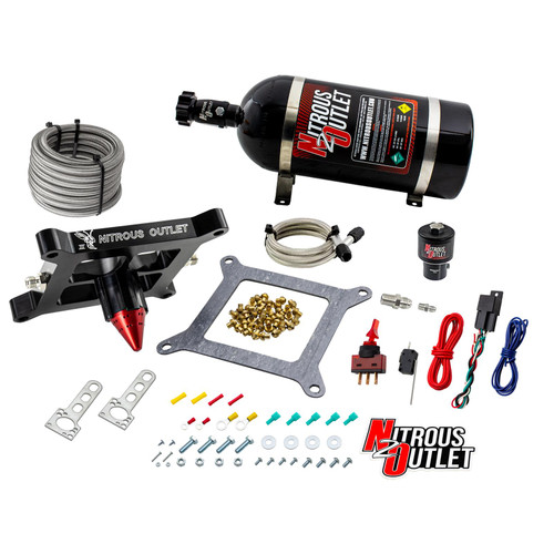 Nitrous Outlet 4150 GENIII Stinger Race Nitrous Oxide Plate Systems 00-10671-GEN3-10