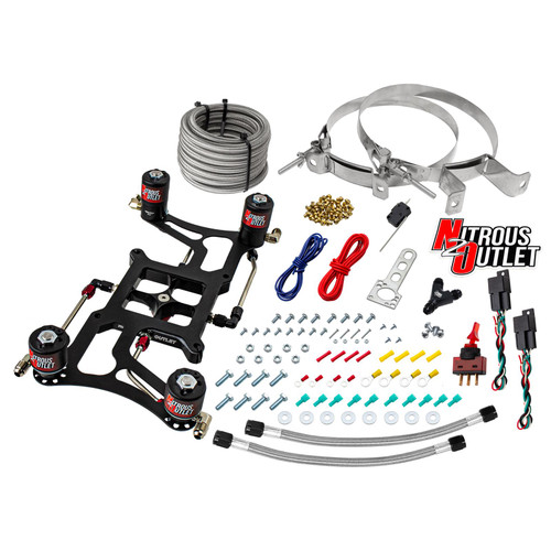 Nitrous Outlet 4150 Hornet Dual-Stage Nitrous Oxide Plate Systems 00-10626-00