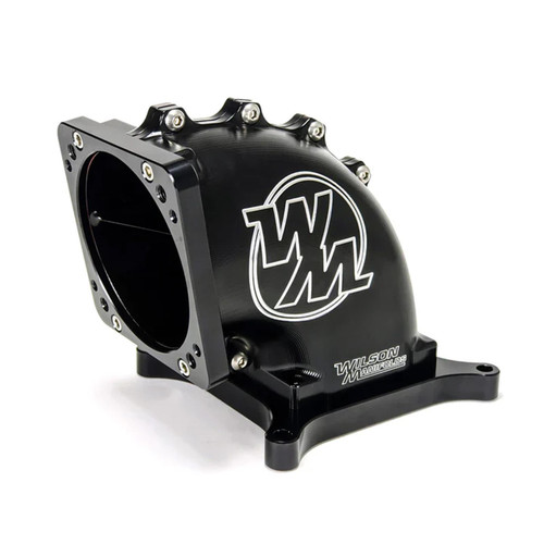 Wilson Manifolds Throttle Body Intake Elbows 461105-BLK