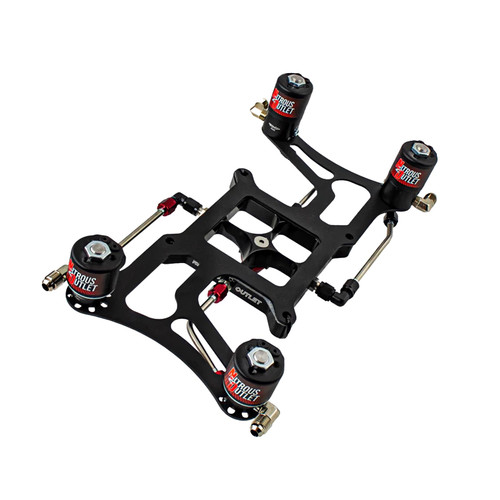 Nitrous Outlet 4150 Hornet Race Dual-Entry Plate Conversion Kits 00-10628-SF