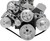March Performance Serpentine Pulley Conversion Kits 23082