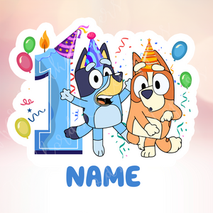 Bluey Cake Topper - TS-CAKE-BLUEY-001 Bluey Cake Topper - TS-CAKE-BLUEY-001