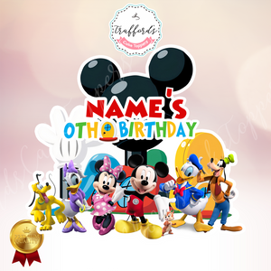 Mickey Mouse Clubhouse Cake Topper - TS-CAKE-CLUBHOUSE-001 Mickey Mouse Clubhouse Cake Topper - TS-CAKE-CLUBHOUSE-001
