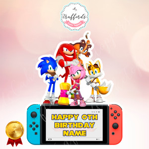 Sonic Cake Topper - TS-CAKE-SONIC-002 Sonic Cake Topper - TS-CAKE-SONIC-002