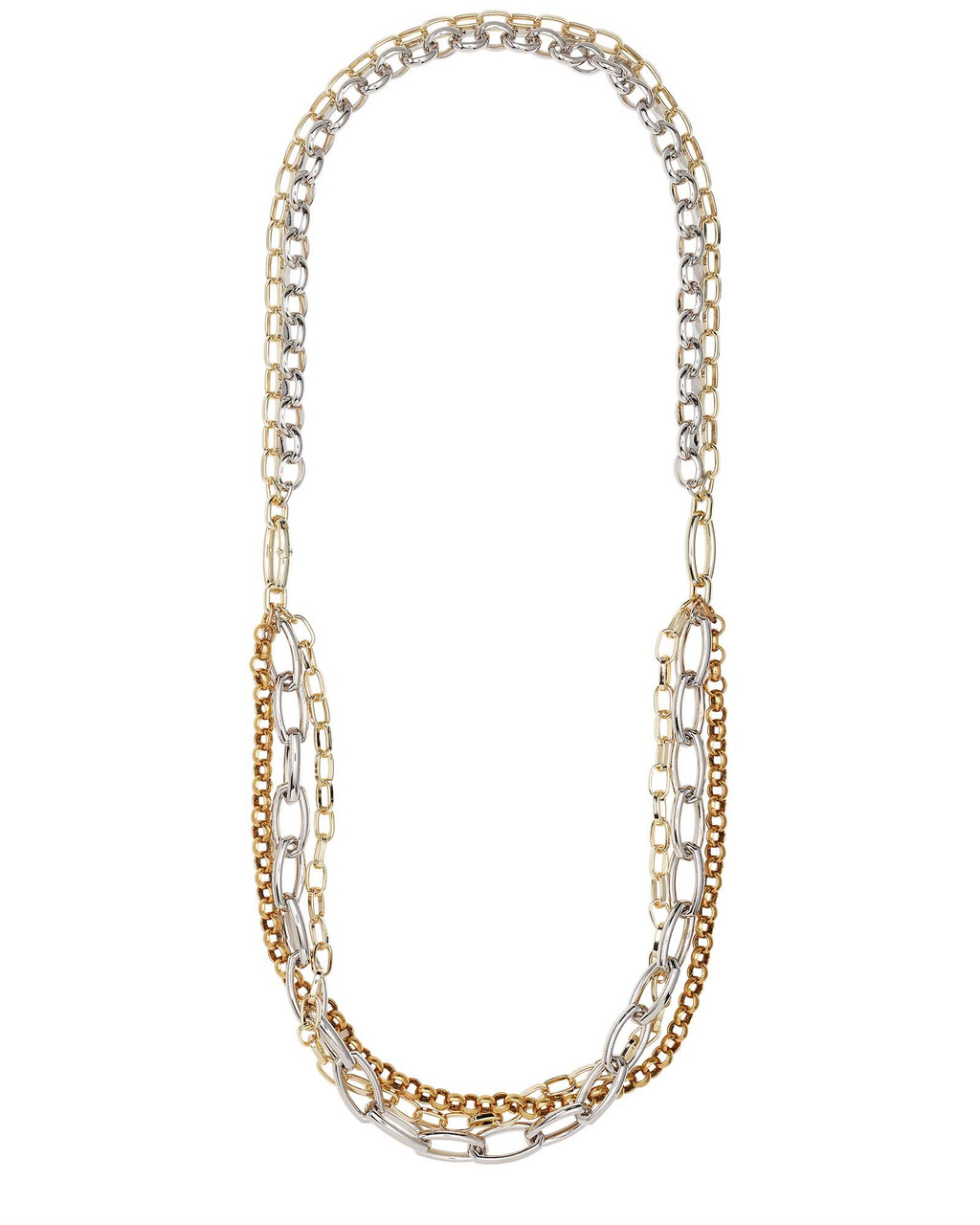 Ryder Chain Mixed Metal Necklace - Thompson's