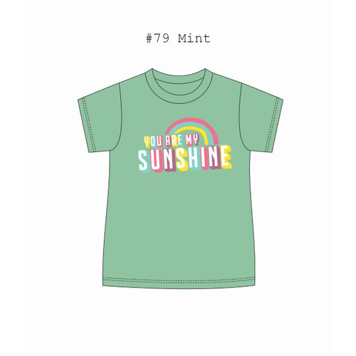You Are My Sunshine Mint TShirt