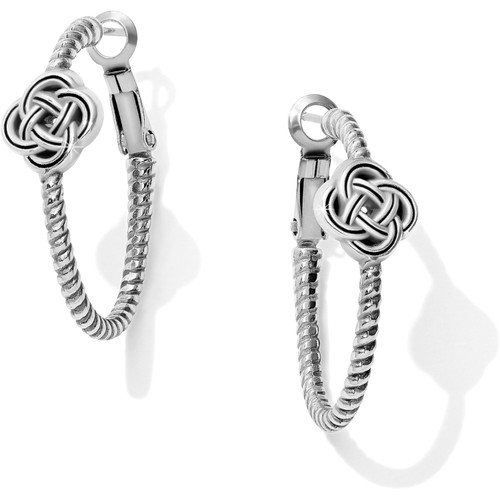 Interlok Knot Rope Hoop Earring 