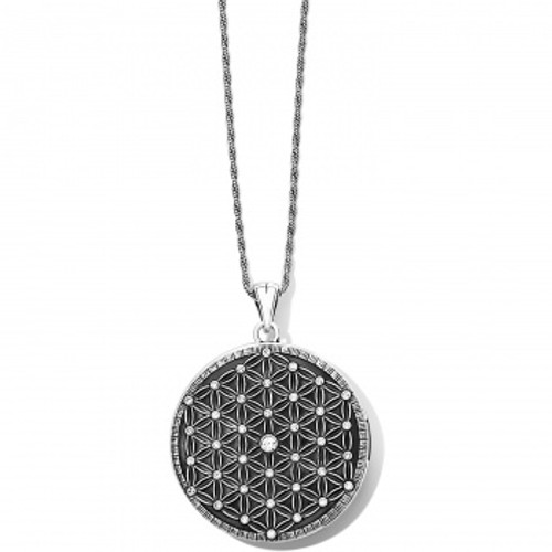 Flower of Life Double Locket Necklace