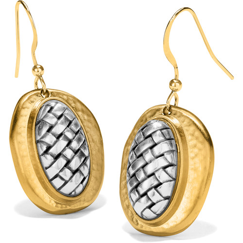 Ferrara Artisan 2 Tone French Wire Earrings