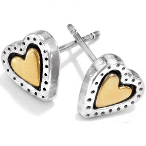 Rendezvous Heart Mini Post Earrings