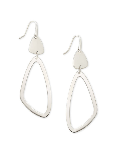 Kira Drop Silver Earring