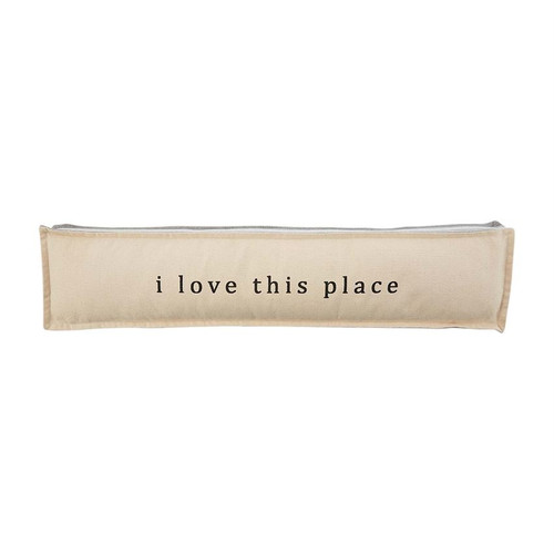 Love Long Gray Welcome Pillow