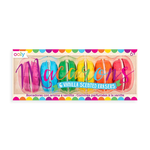 Macaron Scented Erasers Set 6