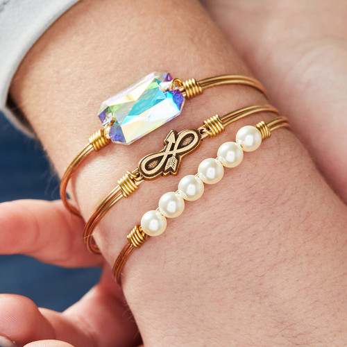 Embrace the Journey Brass Bracelet 