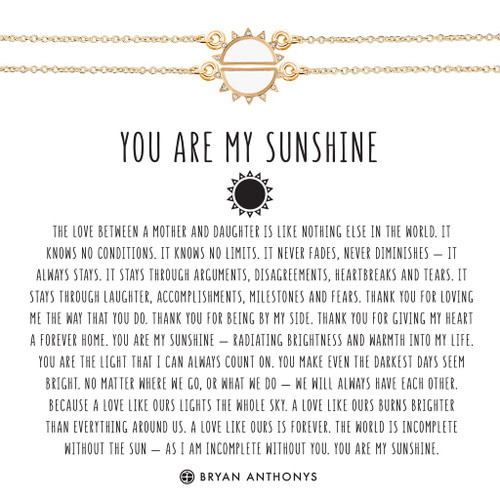 You are my Sunshine 14K Gold Necklace