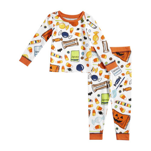 3T Halloween Candy Pajamas