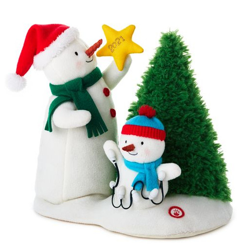 Tangled Up in Christmas Snowman Plush