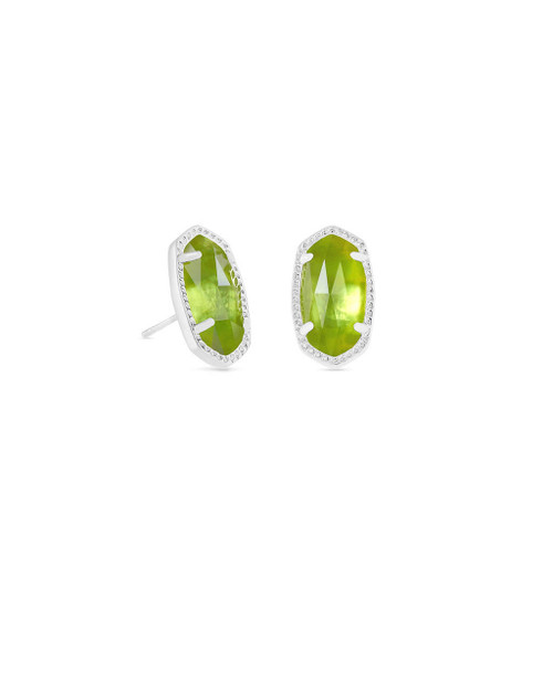 Ellie Earring Silver Peridot