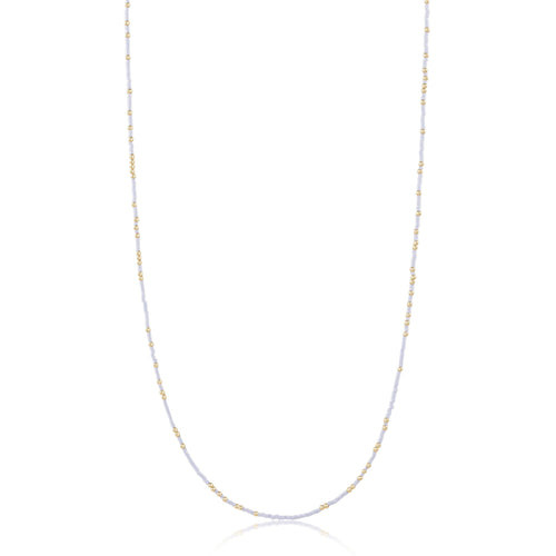 37" Blue Ice Hope Unwritten Necklace 